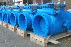 Полнопроходные обратные клапаны типа V2-08 Ду900 для сточных и загрязненных промышленных вод